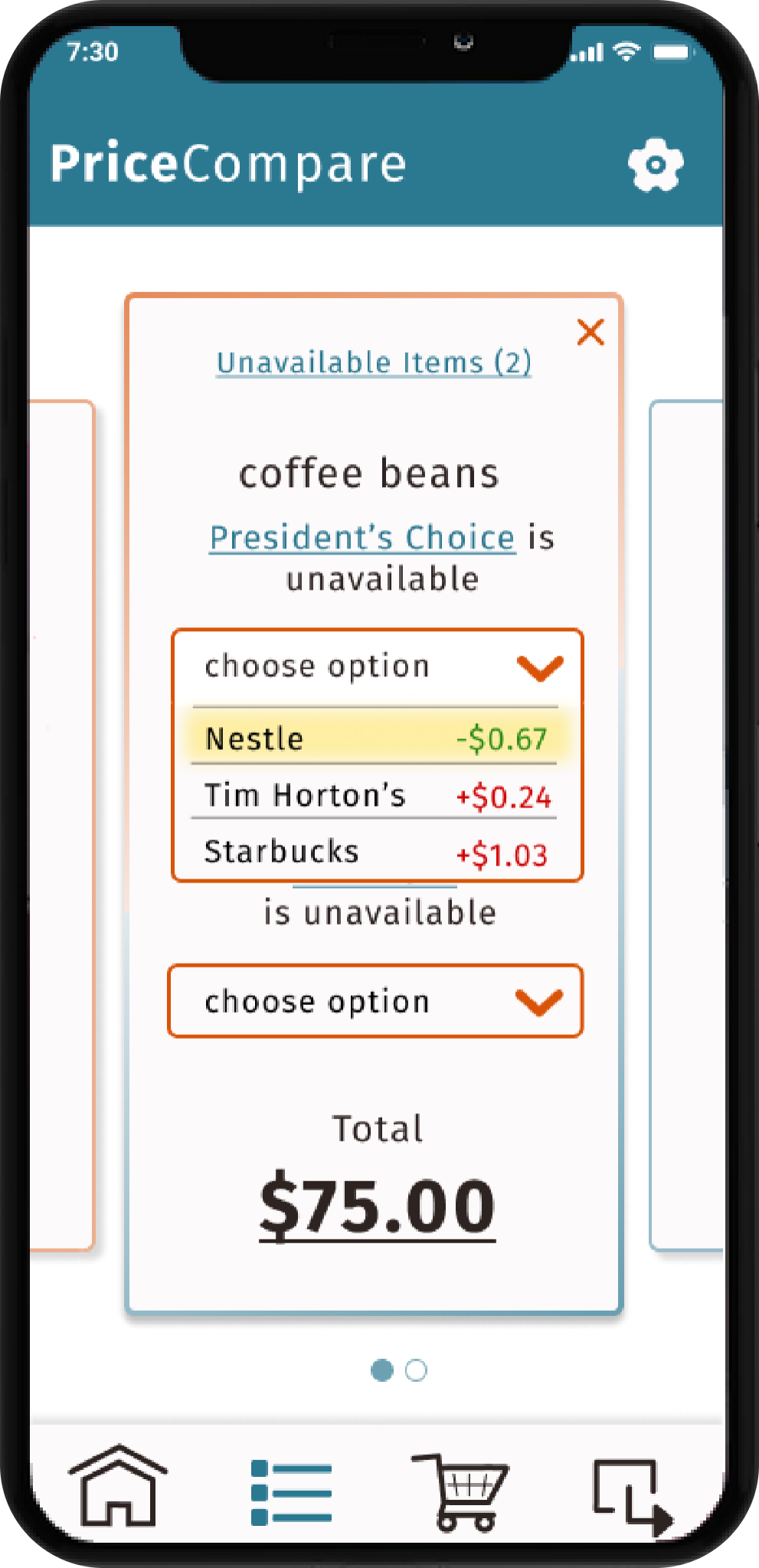 High-Fidelity Wireframe