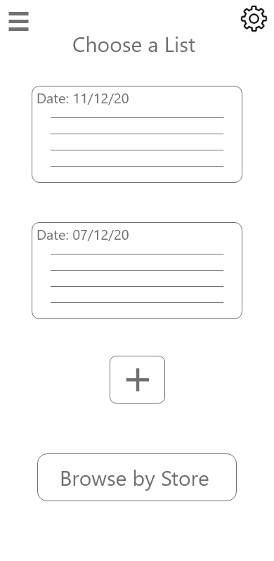 Low-Fidelity Wireframe